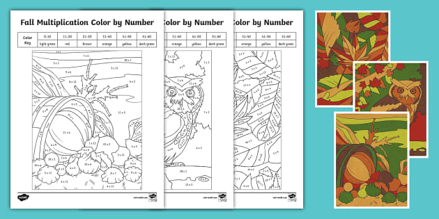 Fall lor by number multiplication fall usa