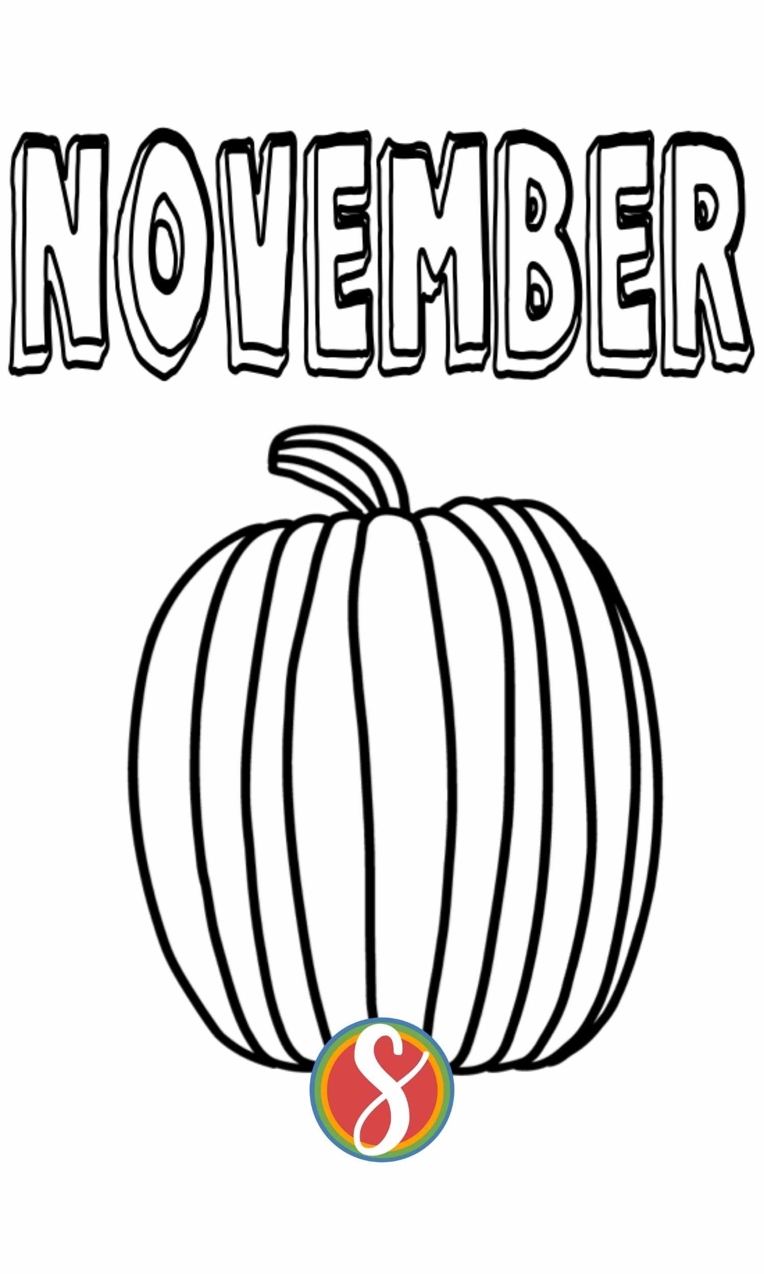 Free fall coloring pages â stevie doodles