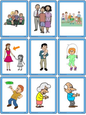 Family flashcards â esl flashcards
