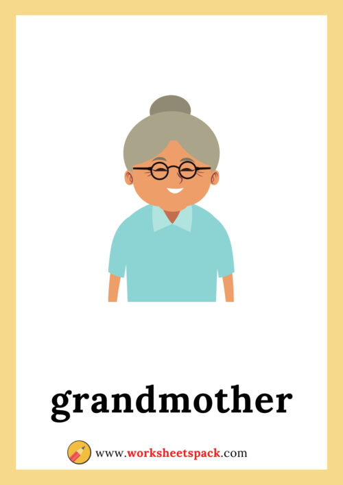Family members flashcards