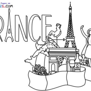 France coloring pages printable for free download