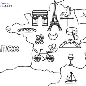 France coloring pages printable for free download