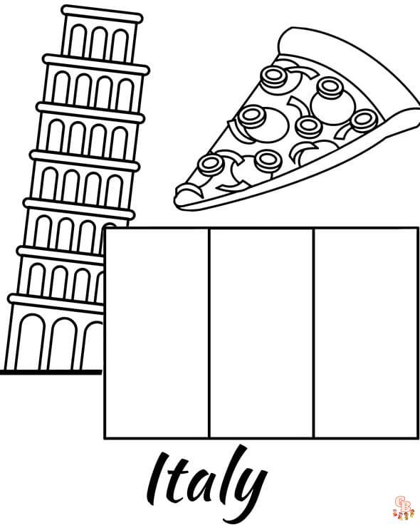 Ausmalbilder italien zum ausdrucken kostenlos fãr kinder und erwachsene