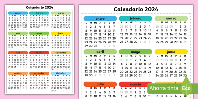 Calendario vertical teacher