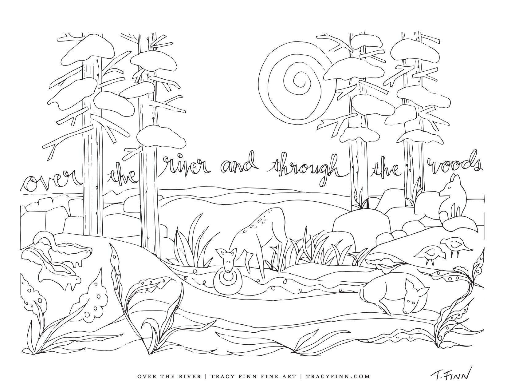 Coloring pages full package â tracy finn