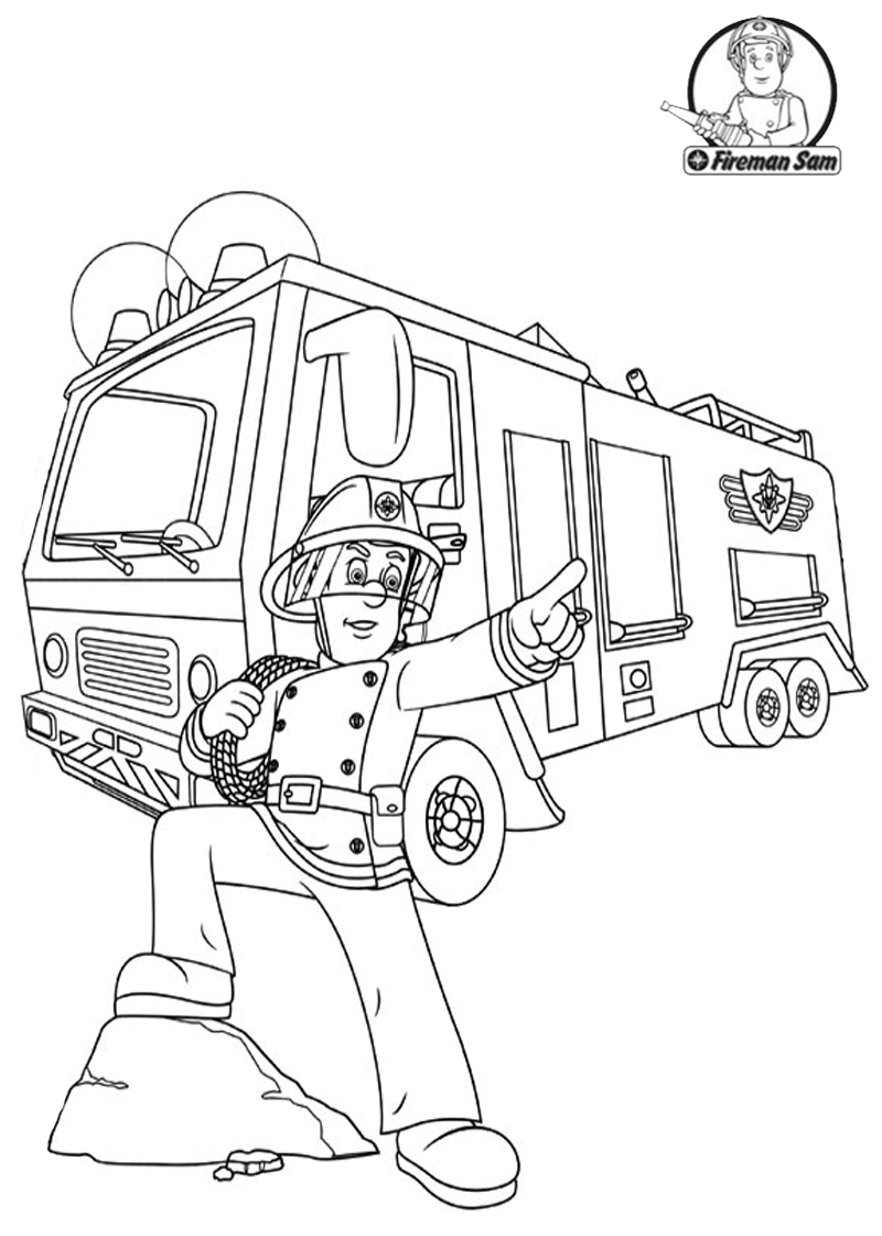 Cool fireman sam more on bestbratzcoloringpages fireman sam coloring pages for kids fireman