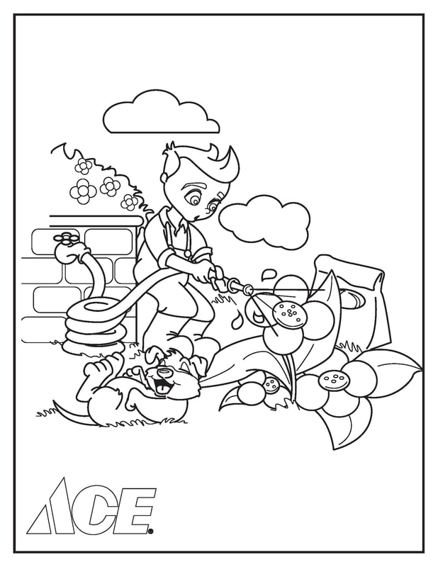 Free first day of spring coloring page