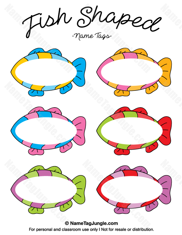 Free printable fish