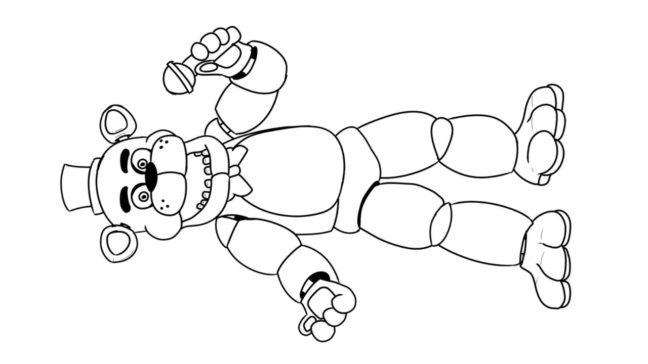 Fnaf coloring page by angeladesalvatore on