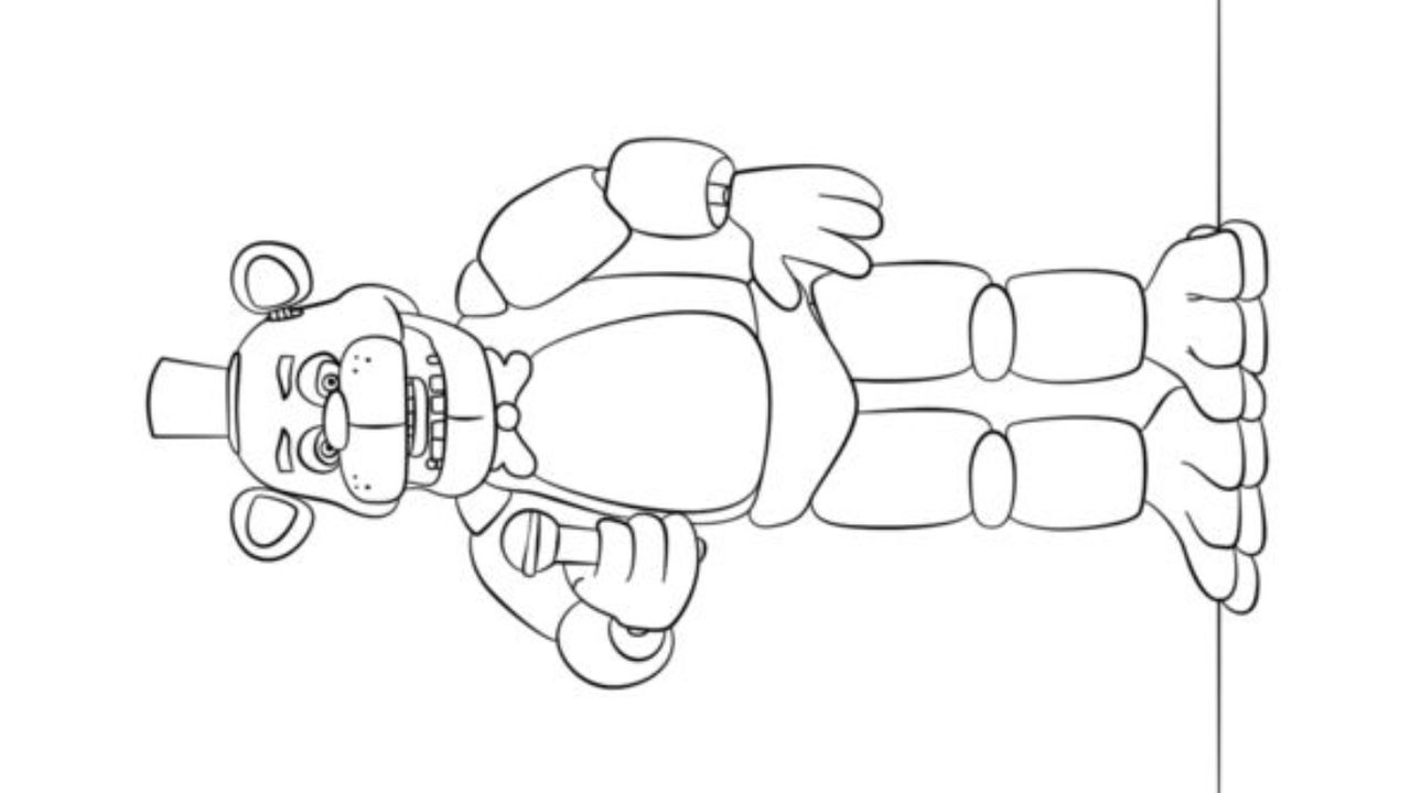 Fnaf coloring page by angeladesalvatore on