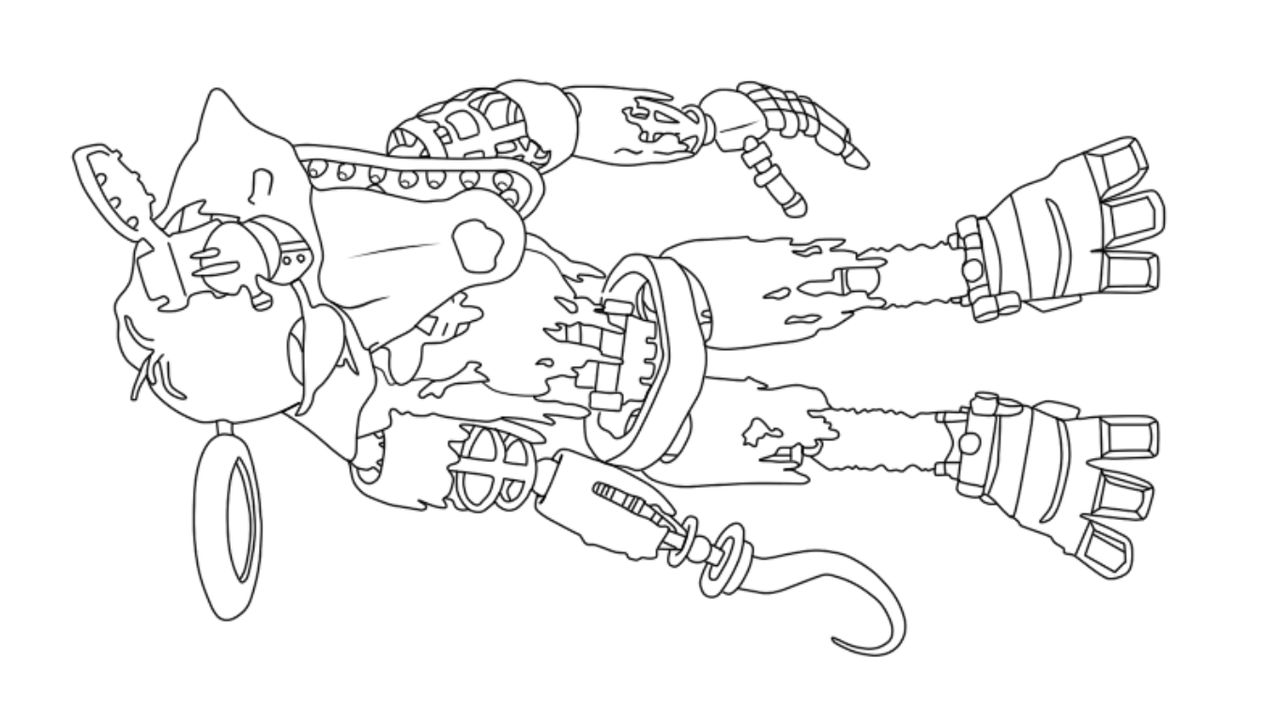 Fnaf coloring page by angeladesalvatore on
