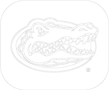 Florida gator head curbee stencil home