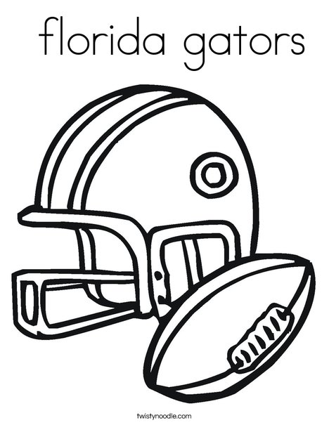 Florida gators coloring page