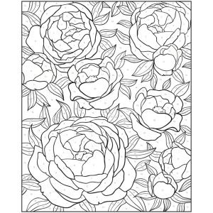 Creative haven floral design color by number coloring book mazurkiewicz jessi books