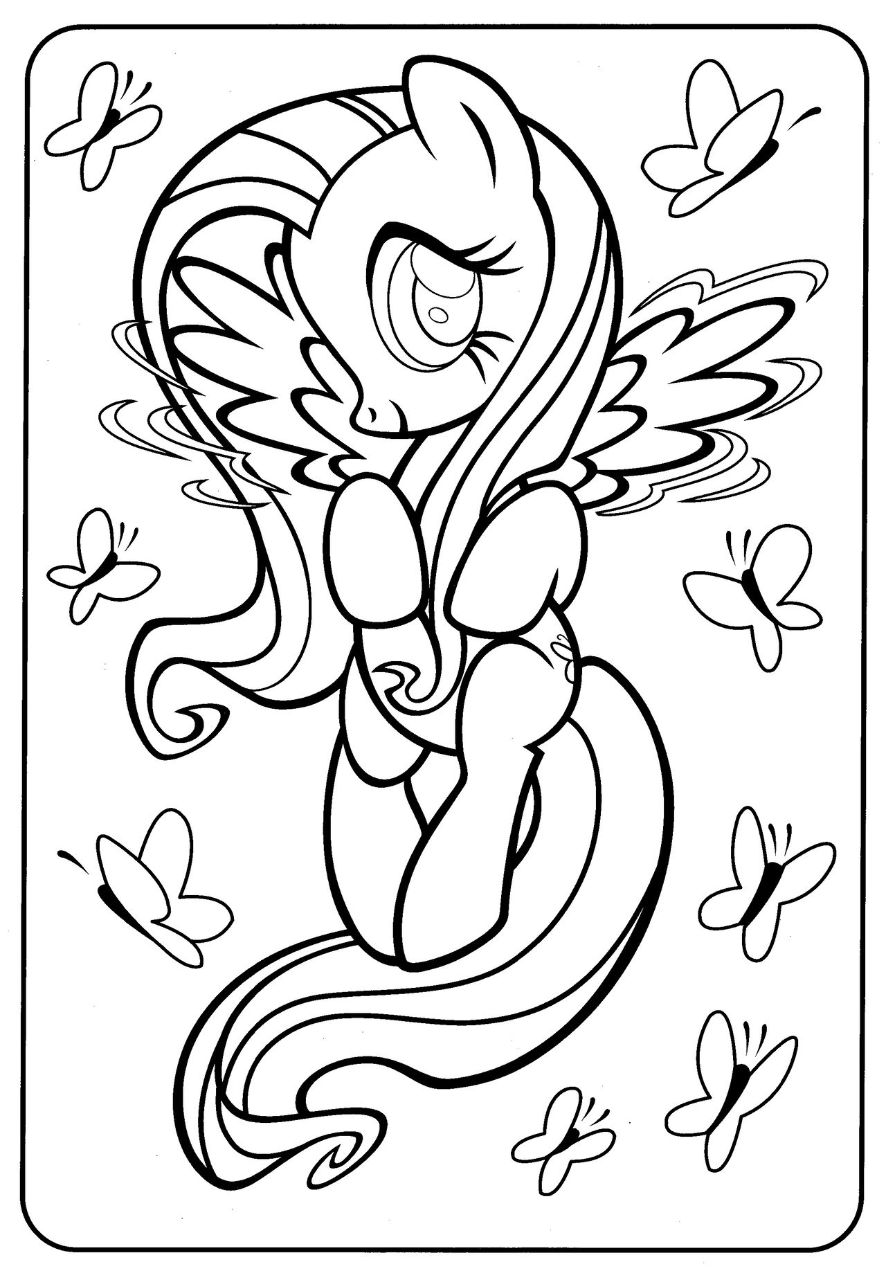 Mlp my little pony coloring page by magnificent