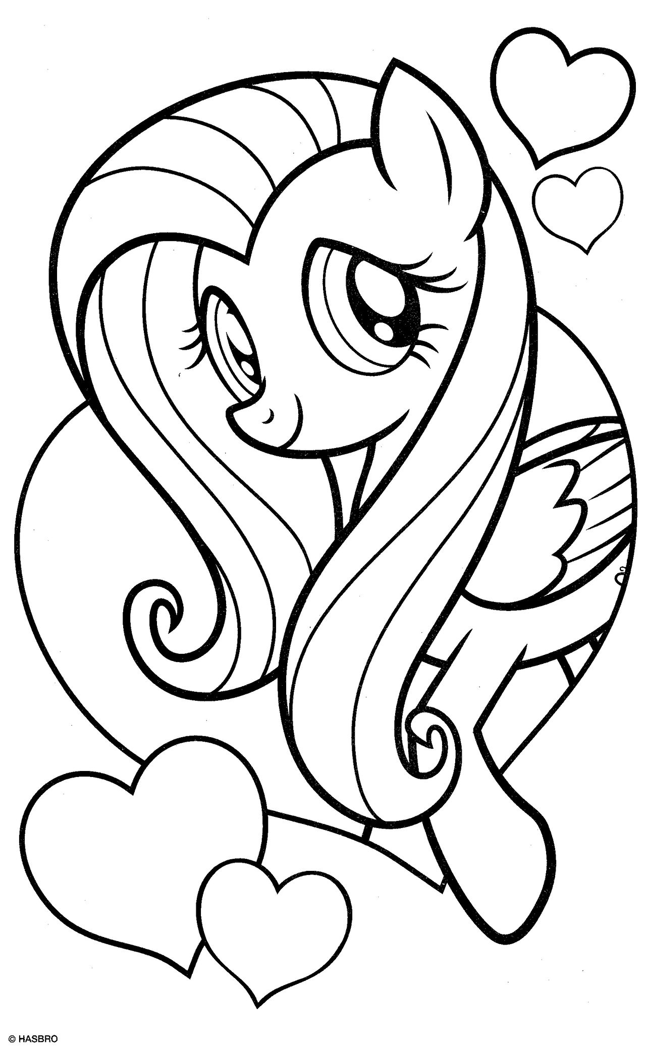 Mlp my little pony coloring page by magnificent
