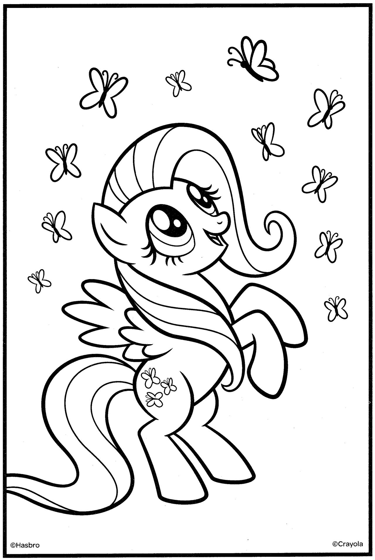Mlp my little pony coloring page by magnificent