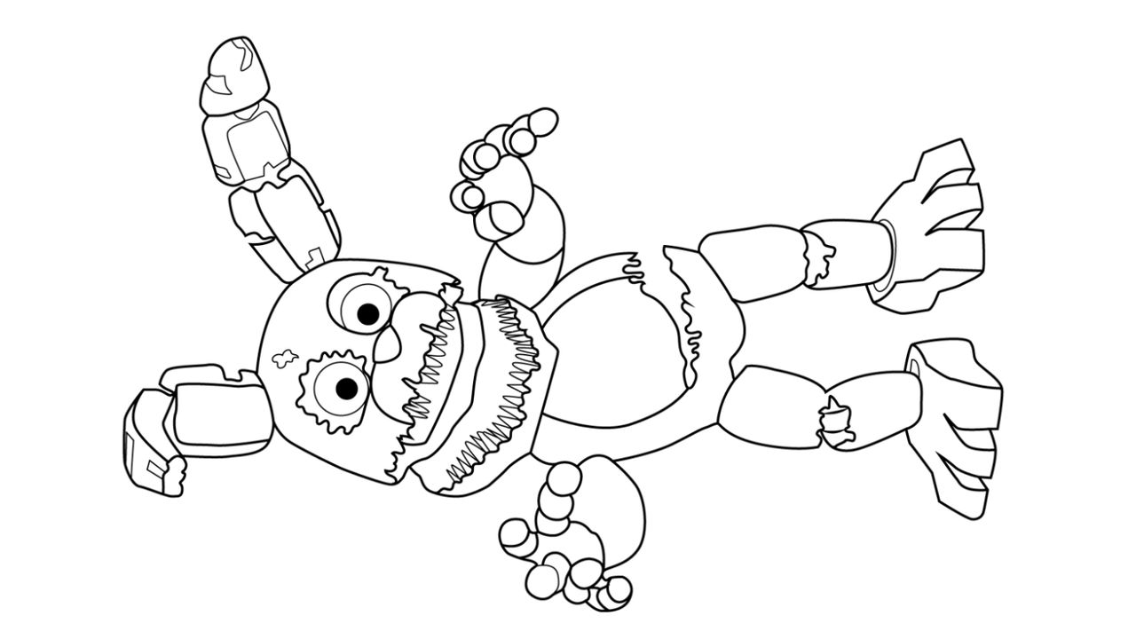 Fnaf coloring page by angeladesalvatore on