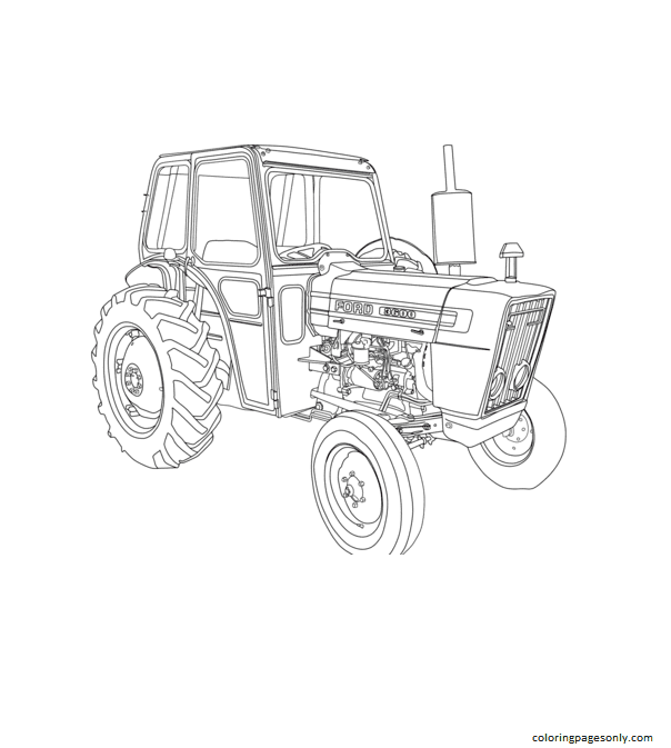 Tractor coloring pages printable for free download
