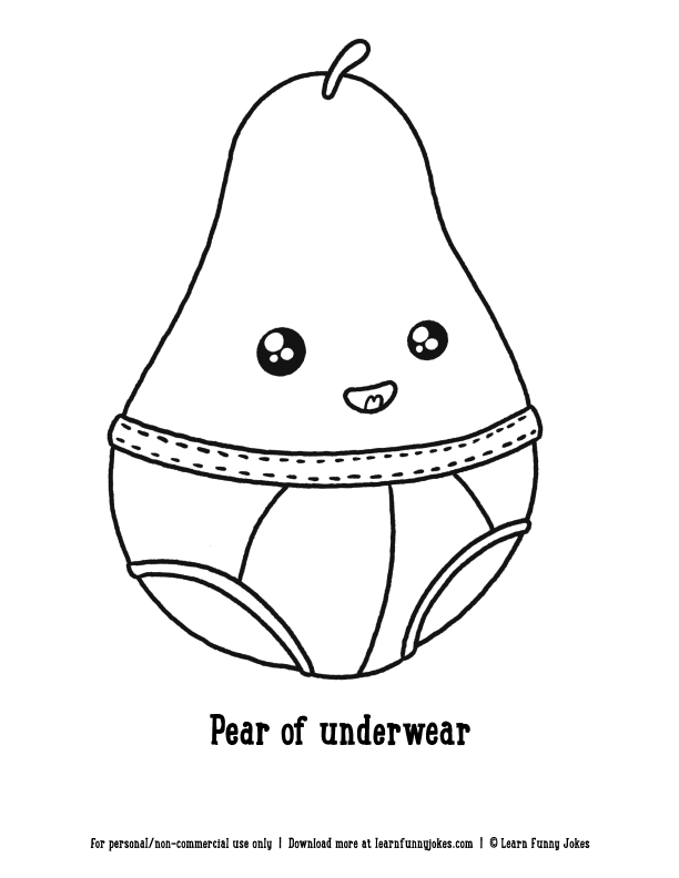 Funny coloring pages for kids and adults â learn funny jokes