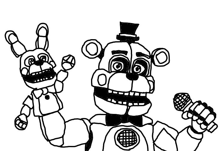 A drawing of funtime freddy i guess by diamonddoesdeviant on