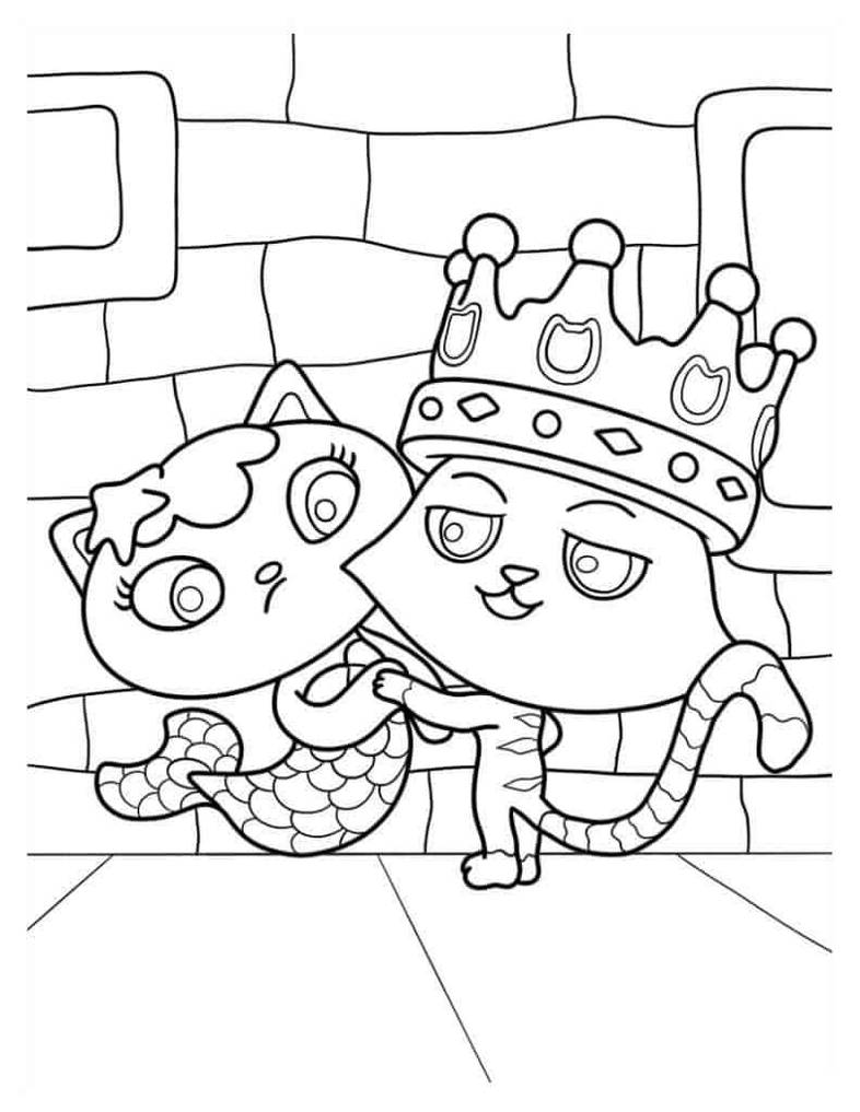 Gabbys dollhouse coloring pages by coloringpageswk on
