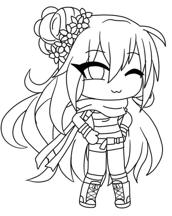 Gacha life coloring pages printable for free download