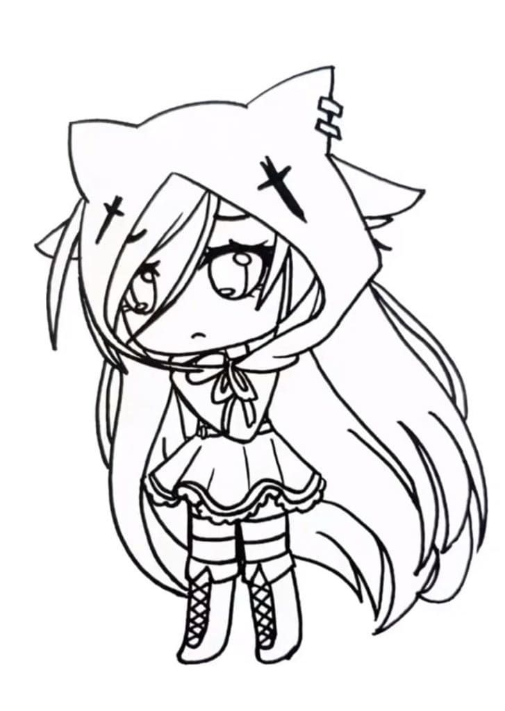 Pin en coloring gacha life