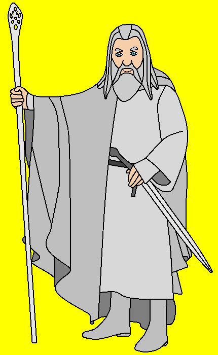 Gandalf the white from lord of the rings by slangolator on
