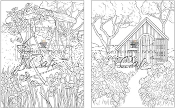 Untryside scenes an adult loring book featuring amazing loring pages with beautiful untry gardens cute farm animals and relaxing untryside landscapes untry loring books cafe loring book books