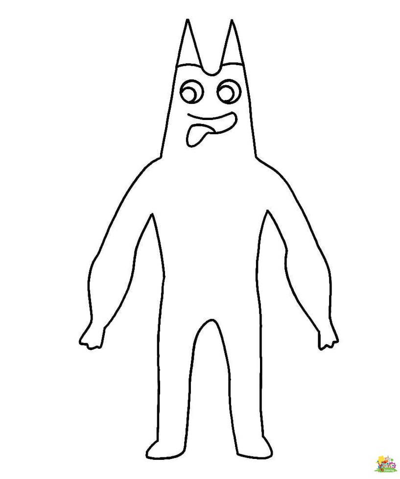 Garten of banban coloring pages by yocoloring on