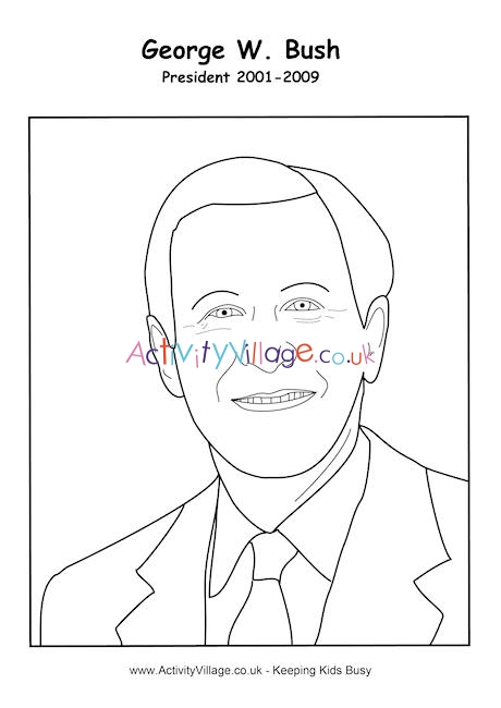 George w bush louring page