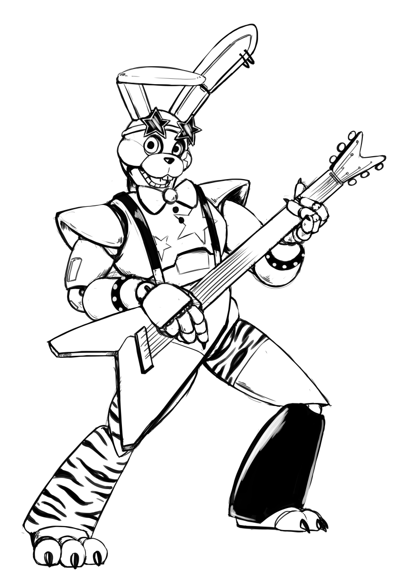 Pssr glamrock bonnie by queblock