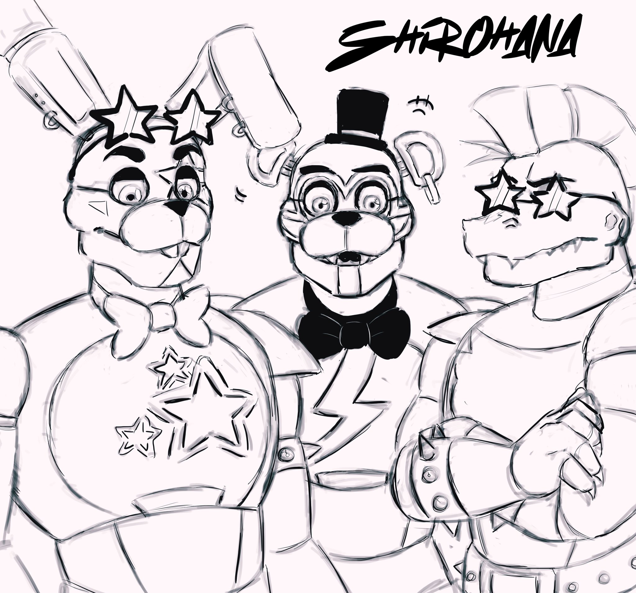 Ððððµðº on x my favorite bois fnafsb glamrockfreddy montgomerygator glamrockbonnie httpstcoqquushbwt x