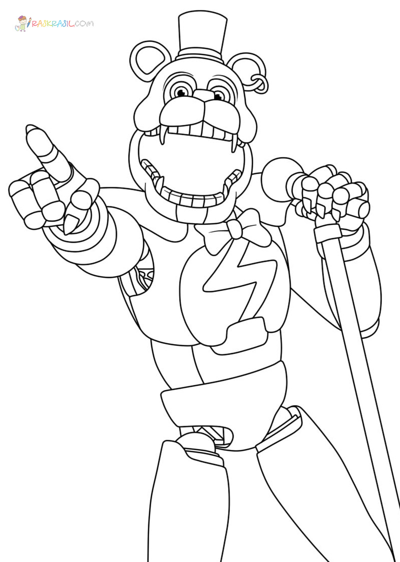 Five nights at freddys coloring pages fnaf coloring pages coloring pages detailed coloring pages