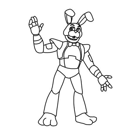 Glamrock bonnie coloring pages at makenzietamera in coloring pages cute coloring pages fnaf drawings