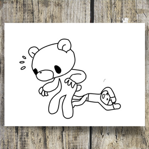 Gloomy bear coloring book beautiful coloring pages for kids fun boys girls and toddlers naughty grizzly afolabi joshua afolabi by joshua books