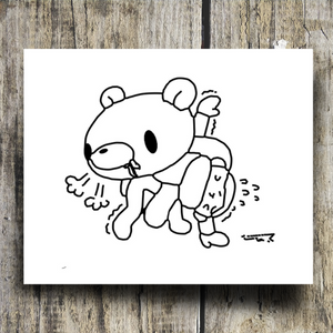 Gloomy bear coloring book beautiful coloring pages for kids fun boys girls and toddlers naughty grizzly afolabi joshua afolabi by joshua books