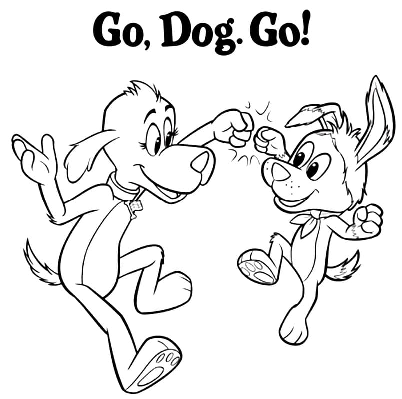 Go dog go malvorlagen