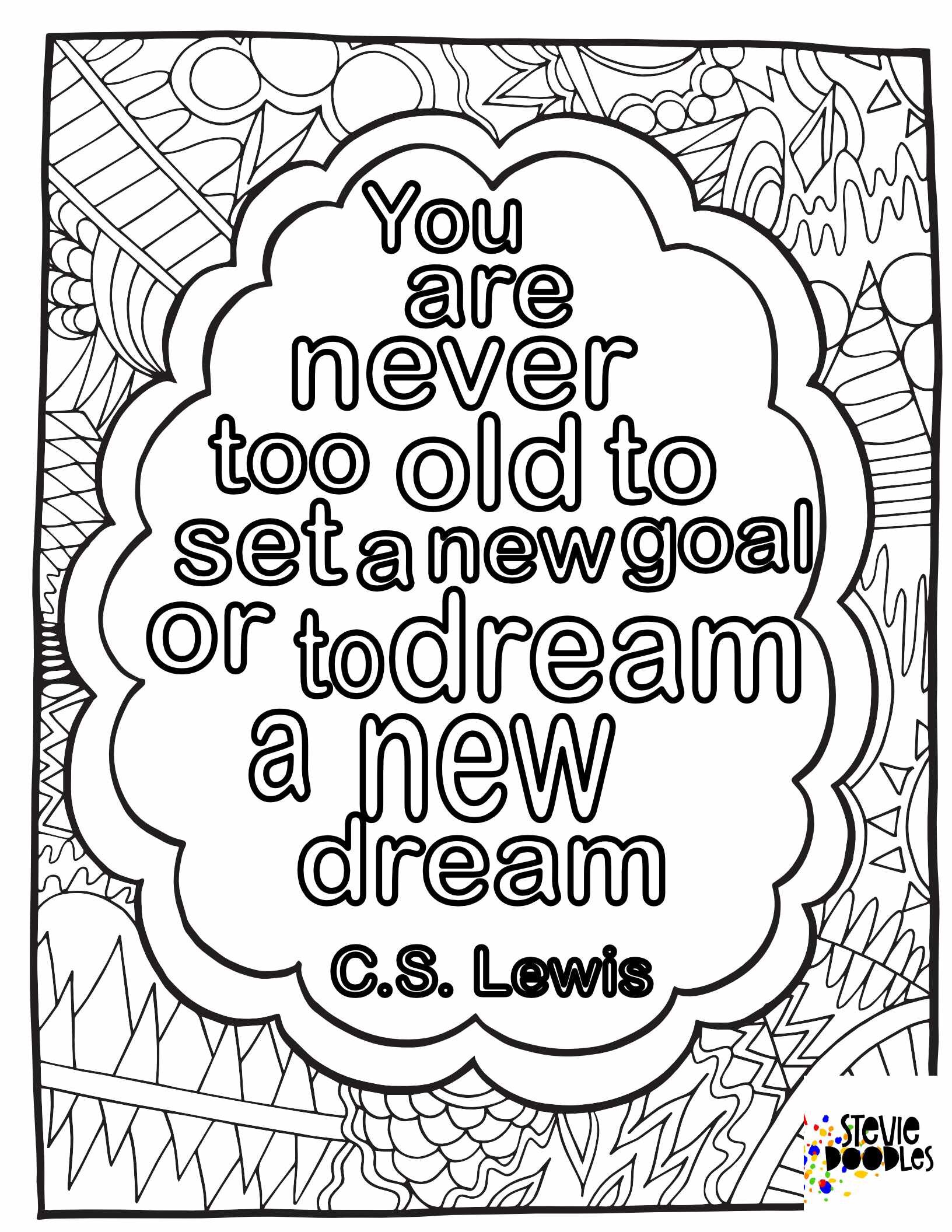 Free cs lewis coloring pages â stevie doodles