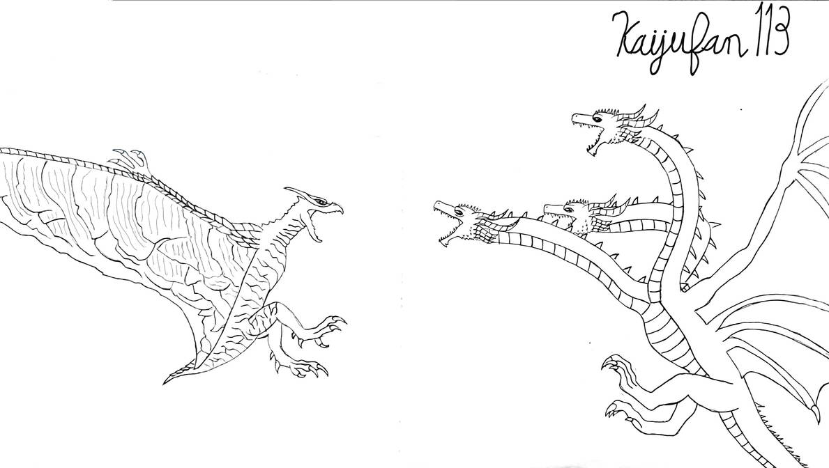 Rodan vs king ghidorah by kaijufan on