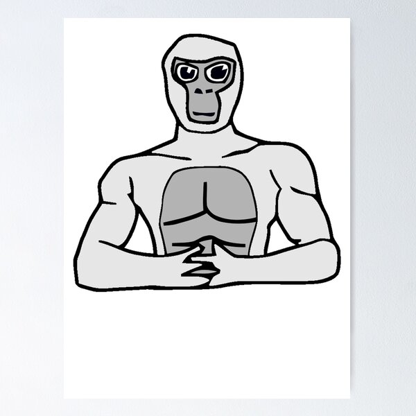 Gorilla tag pfp maker poster for sale by brian