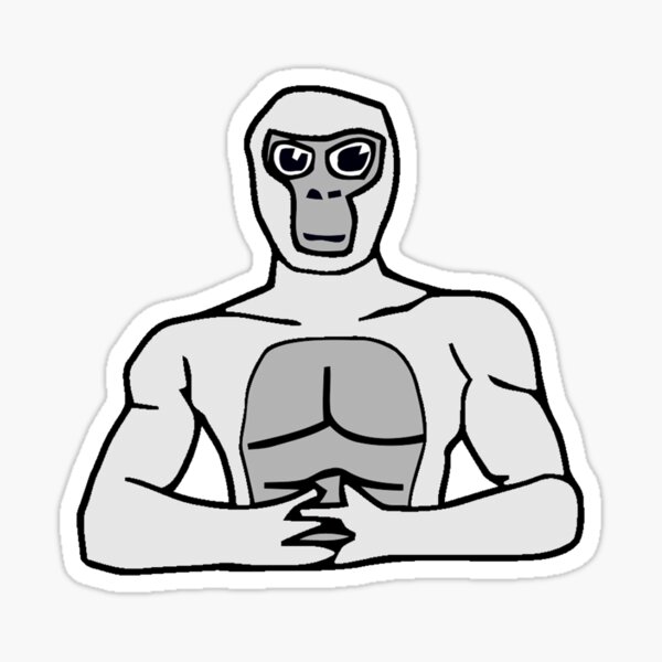 Gorilla tag pfp maker sticker for sale by brian