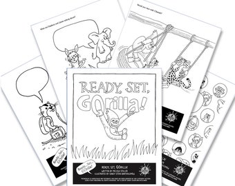 Pdf ready set gorilla coloring pages