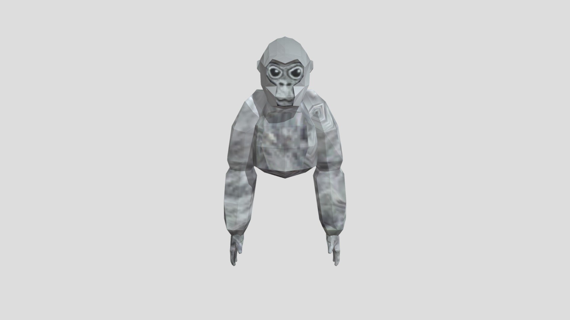 Customizable gorilla tag monkey model