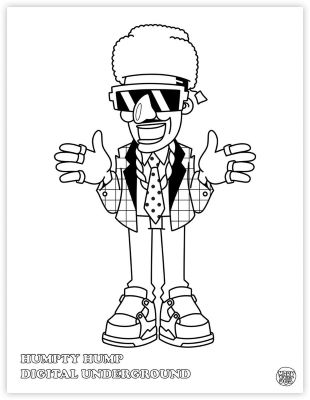 Hip hop coloring book â mr graffiti