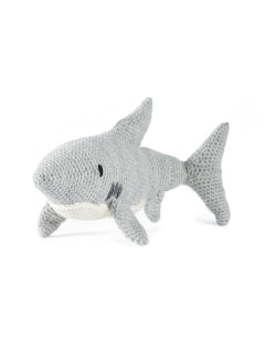 Bryce the great white shark crochet kit â ethel em
