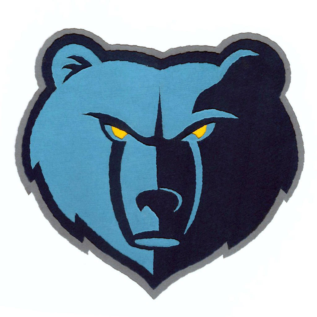 Memphis grizzlies logo paper cutout by say