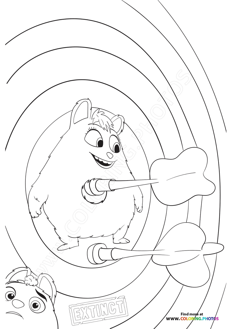 Extinct coloring pages printable for free download