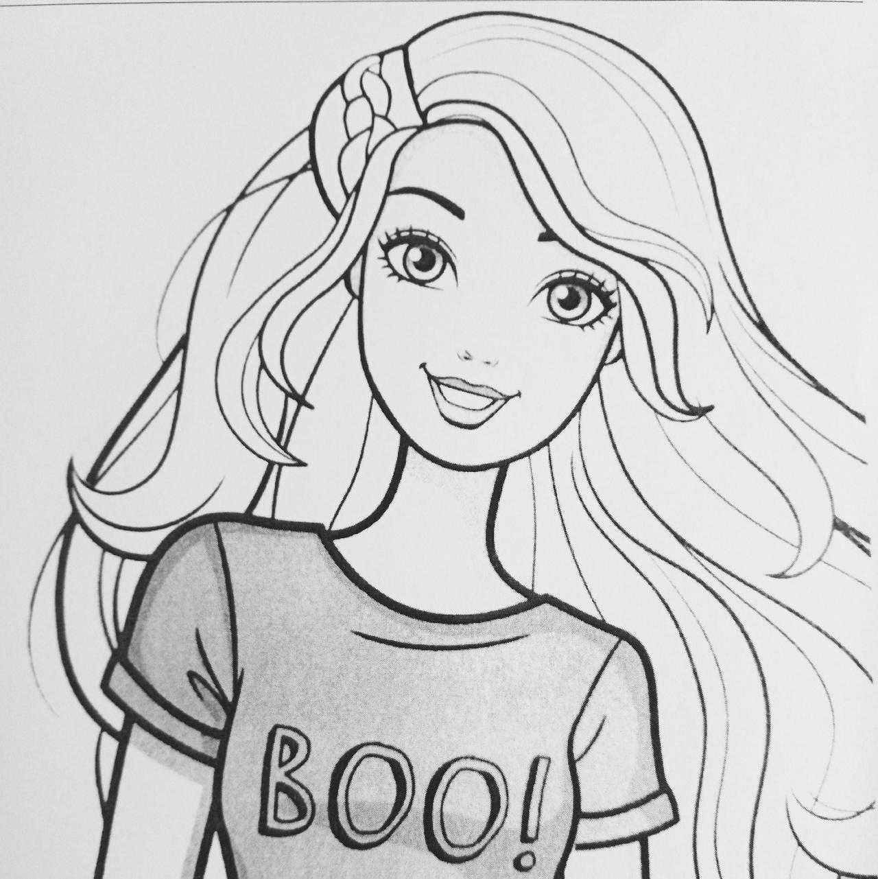 Free halloween barbie coloring page by stacylyn on